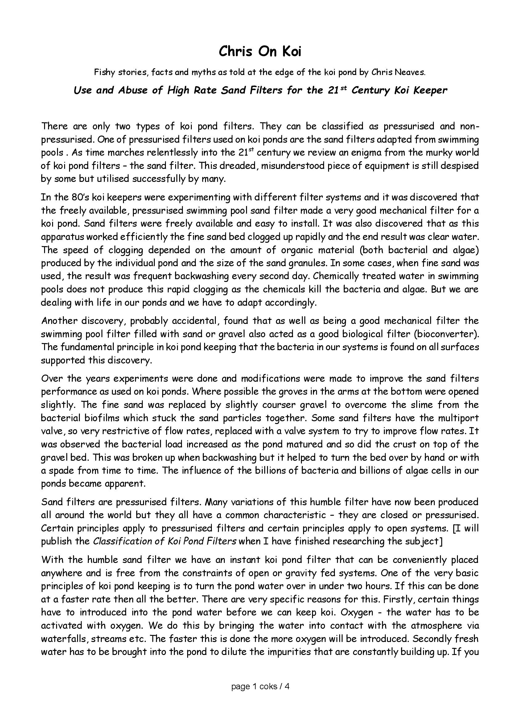 1 Coks# 04 - Use & Abuse of Sand Filters for the 21st Century Koi Keeper_00001